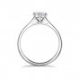 Pear cut diamond solitaire ring in platinum, 3054