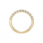 Brilliant cut diamond wing claw set eternity ring in 18ct yellow gold, 837