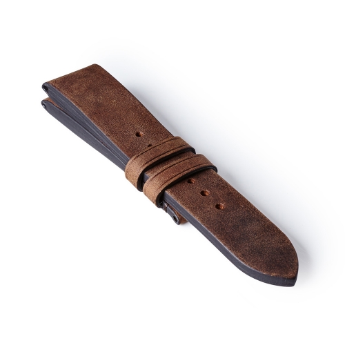 Bremont Dark Brown Vintage Leather Strap - 22mm, BRS20